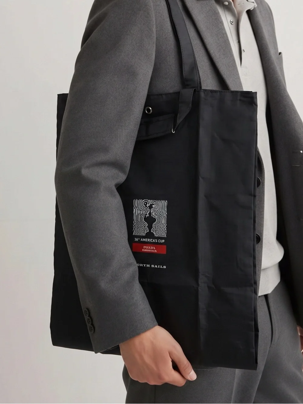 Prada America's Cup Graphic Garment Bag